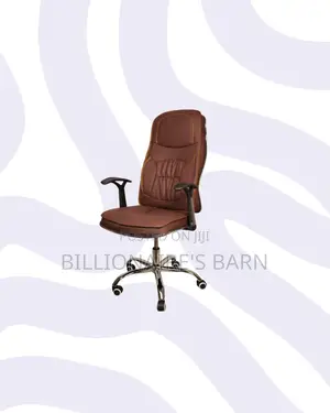 Ergonomic Executive Leather Chair High Back for Compact Work Areas