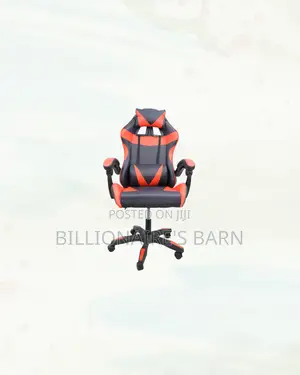 Practical Red Racing Gaming Chair Ergonomic Support for Compact Areas