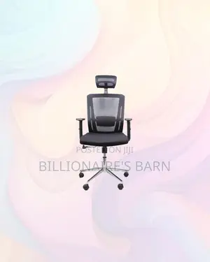 Practical Mesh Office Chair With Headrest for Professional Workspaces