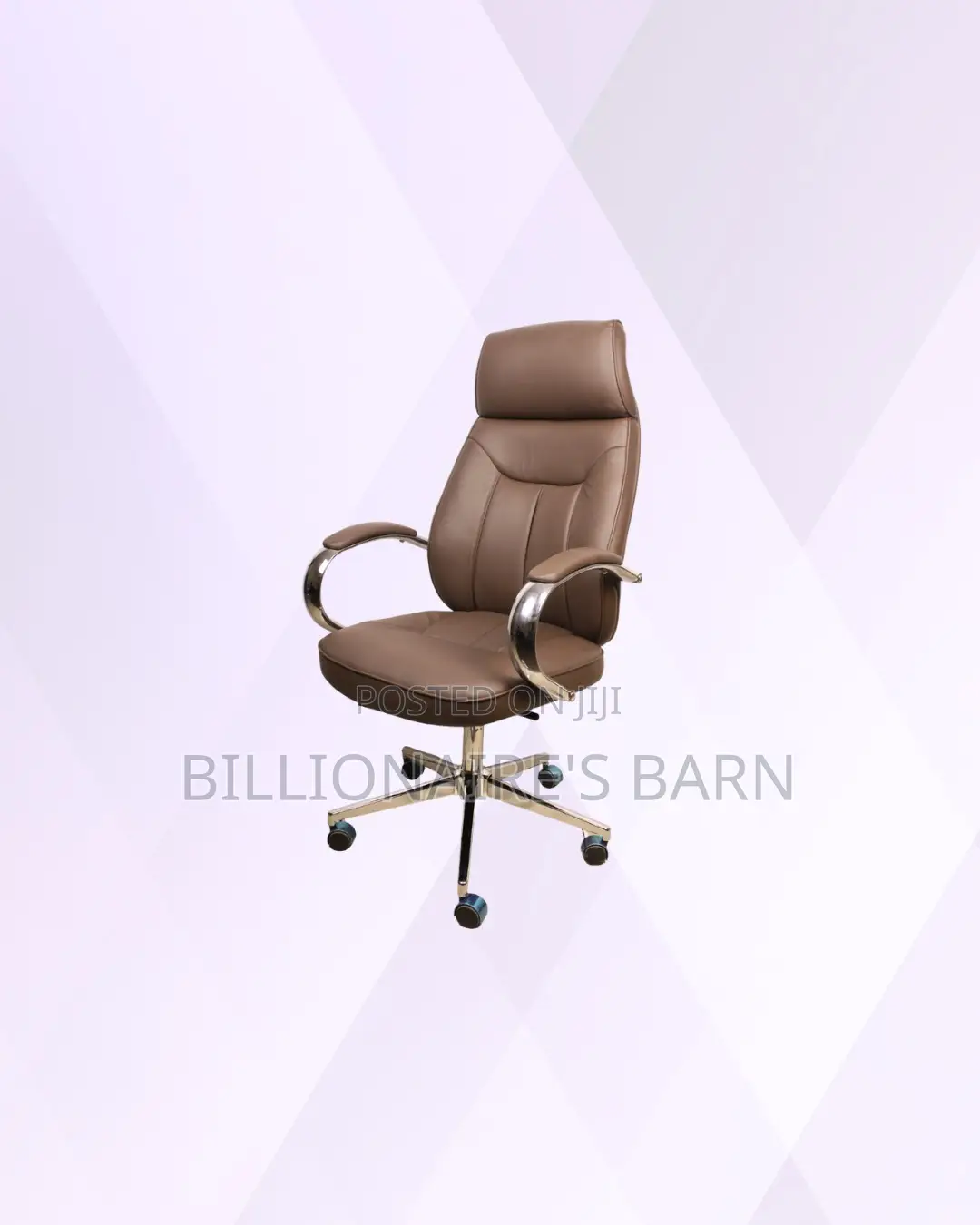 Practical Executive Leather Chair High Back for Smooth Daily Tasks