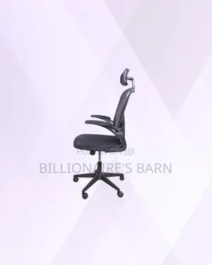 Grey Ergonomic Office Chair With Headrest for Smooth Daily Tasks