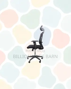 Practical Black Mesh Chair With Nylon Base for Smooth Daily Tasks