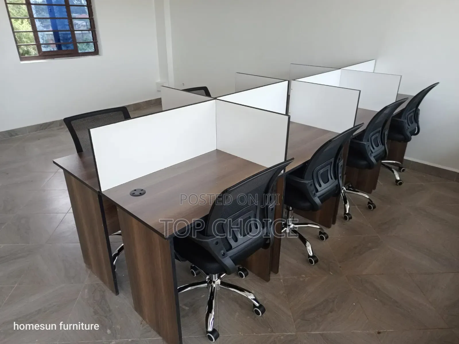 6 - Way Workstations Office Tables