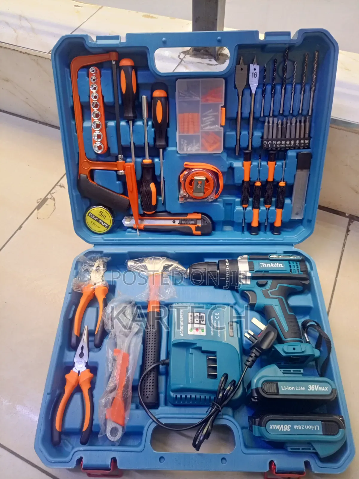 Makita 36v Max Rechargeable Drill Driver Kit – Complete Tool Set
