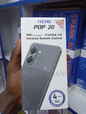 New Tecno Pop 20 128 GB Black