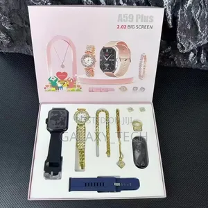 Smart Watch Set A59 Plus 2.02" Big Screen Gift Set