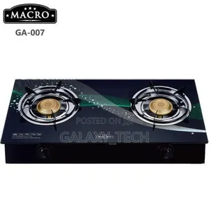 Macro 2-Burner Glasstop Gas Stove