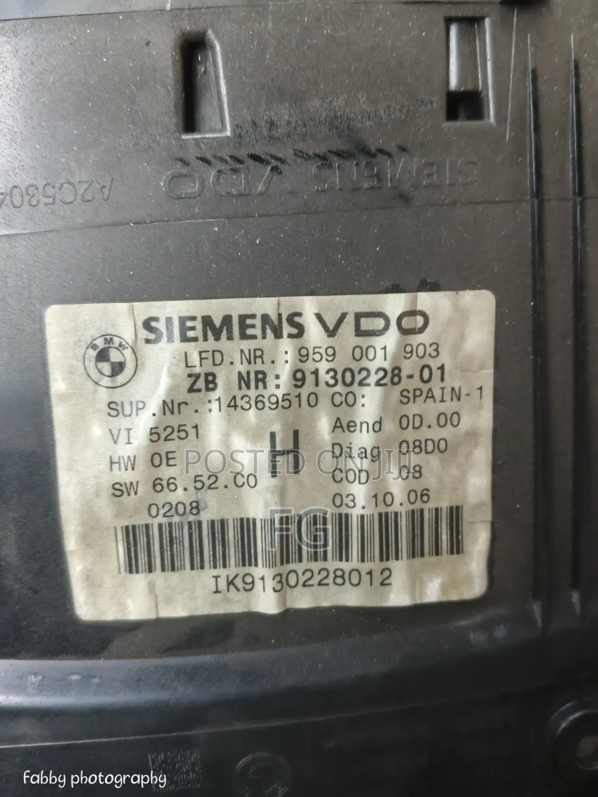 BMW Cluster Speedometer