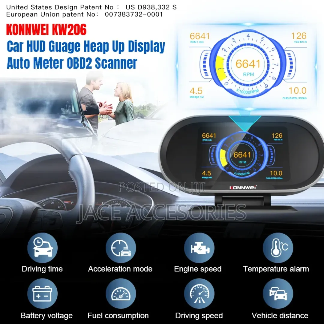 Konnwei on Board Computer Obd 2, Speedometer