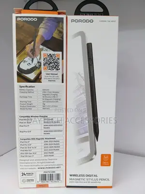 This Is a Porodo Wireless Digital Magnetic Stylus Pencil