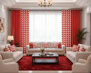 Orange Curtains for Living Room and Bedroom Privacy Drapes