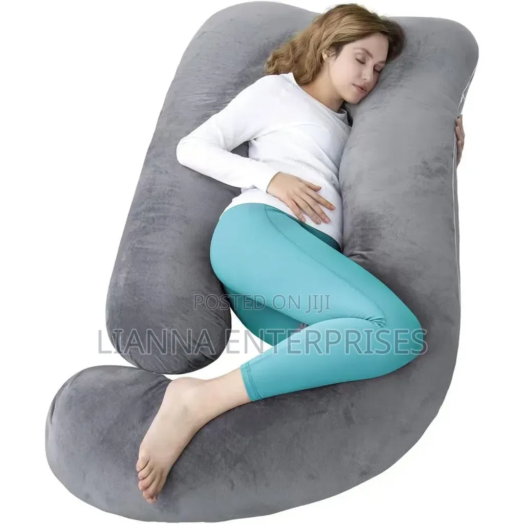 Velvet Pregnancy Shaped Pillow