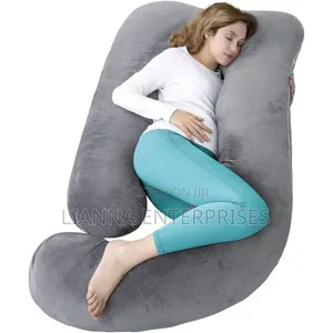 Velvet Pregnancy Shaped Pillow