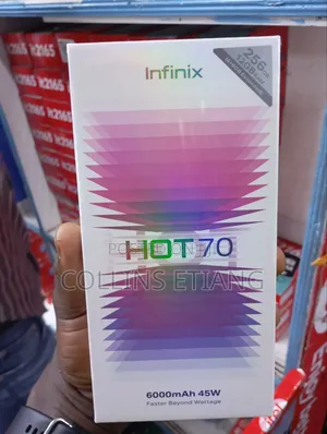 New Infinix Hot 70 128 GB Gray