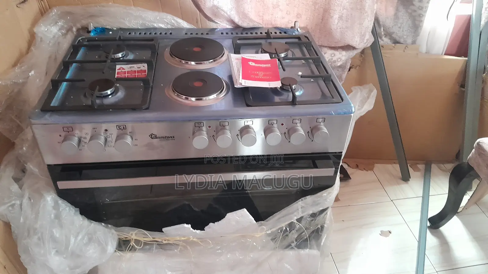 Ramtons 60*90 Full Oven Standing Cooker