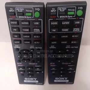 New Sony Hometheatre Remotes Small