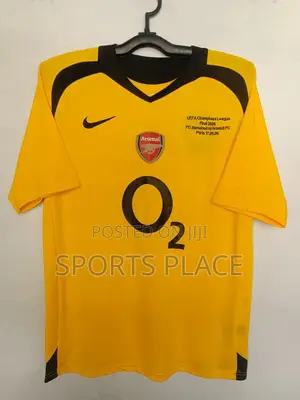 Nike Arsenal F.C. 2005-06 Uefa Champions League Final Retro Jersey