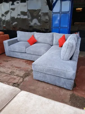 Bubble Fabric Luxurious L Shape