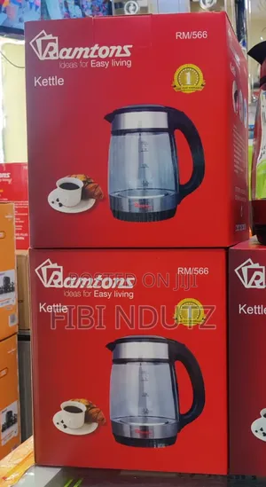 Ramtons Glass Jug Kettle 1.7litres Rm566/1.7l Kettle