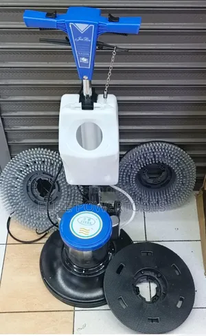 Floor Scrubber Machine With Brushes and Pad Now Available