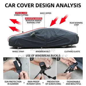 High Quality Universal Black Car Cover_hg