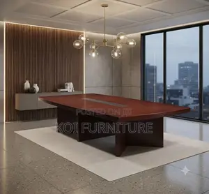 Boardroom Table; 2.4 Meters Team Meeting Confrence Boardroom Table