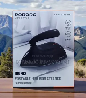 Porodo Lifestyle Ironix Portable Mini Iron Steamertravel Steam Iron