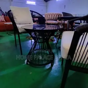 Balcony Set: Espresso Frame Armchair Set