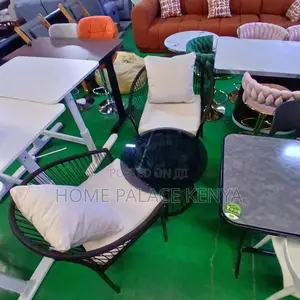 Balcony Set: Espresso Frame Armchair Set