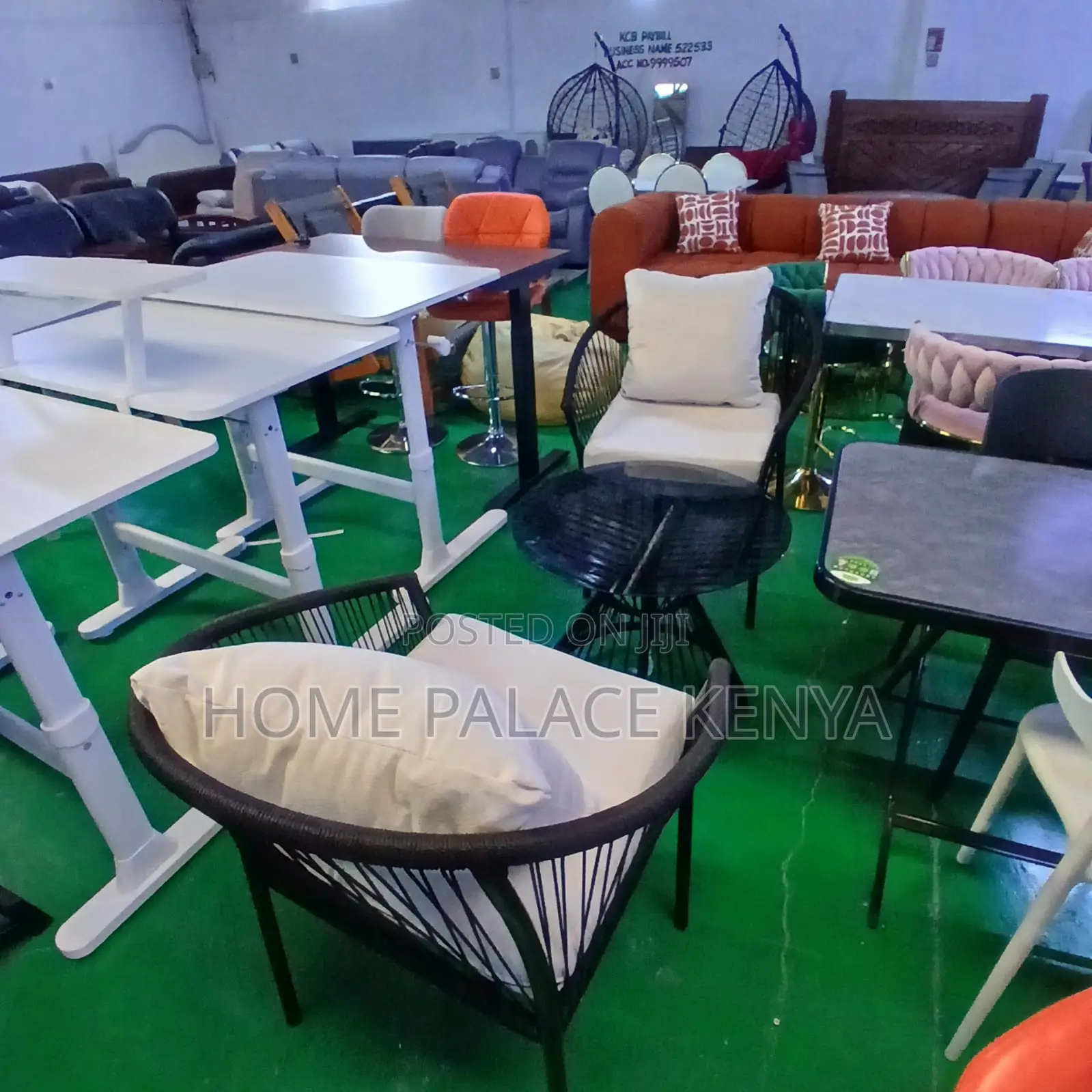 Balcony Set: Espresso Frame Armchair Set