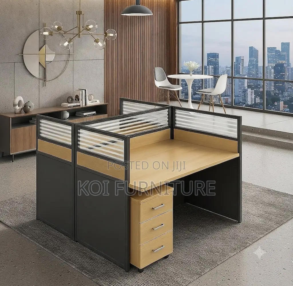 Office Workstation; Two Users Modern Customization Office Workstation