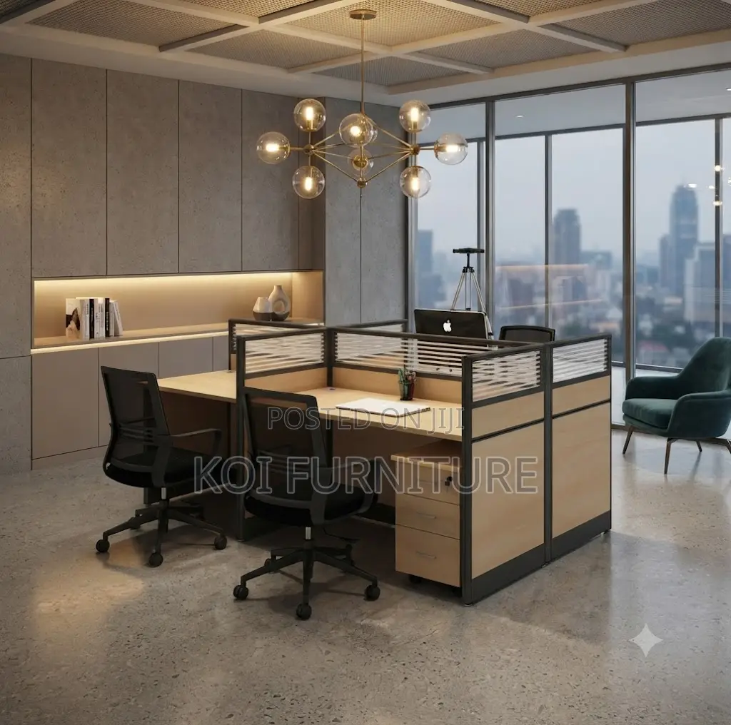 Office Workstation; Two Users Modern Customization Office Workstation