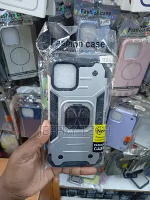 iPhone 12 / 12 Pro Silver Rugged, Heavy-Duty Armor Phone Case