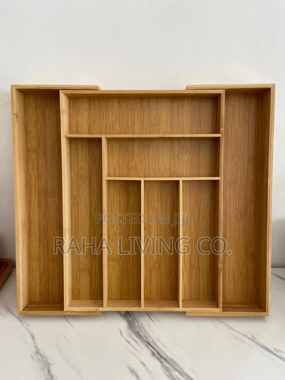 Multifunctional Expandable Bamboo Drawer Organizer