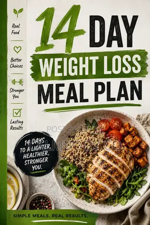 14-day Weight Loss Meal Plan (Kenyan Foods) | Pdf Instant Delivery