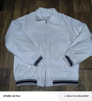 Quality Casual Leather Designer Collage Casual Jacket