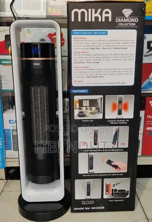 Mika Tower Heater With Remote, Fan,Tilt and Oscillation