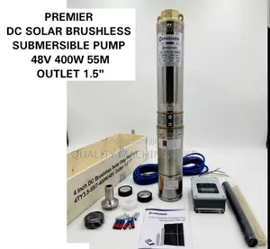 Quality Premier Dc Solar Brushless Submersible Pump 48v 400w 55m 1.5”