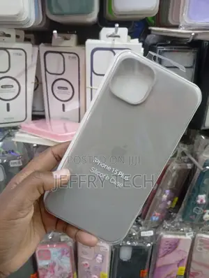 iPhone 15 Plus, Grey Replica Silicone Case