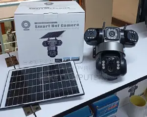 Sim, Wifi, Motion Detection V380 Tripple Lens Solar Powered Camera