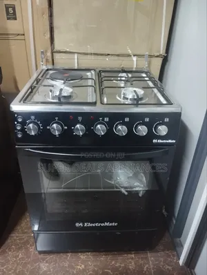 3+1 Electric Gas Cooker With an Electric Plate
