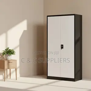 2-Door Metallic Gray Filling Cabinet
