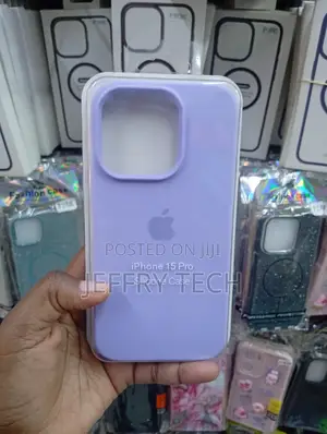 iPhone 15 Pro Silicone Case With a Smooth, Soft-Touch Exterior