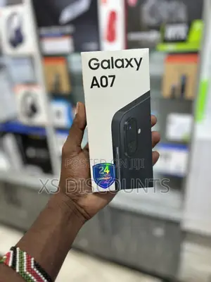 New Samsung Galaxy A07 128 GB Black