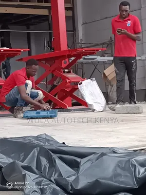 Mechanical Repair And Inspection Scissor Carlift Machine Sunshine