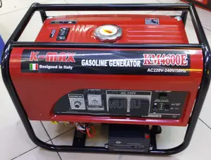 K-Max Km4600e Heavy-Duty Petrol Generator 220v Ac With Electric Start