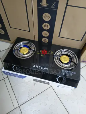 Ailyons 2 Burner Table Top Gas Stove With Auto Ignition