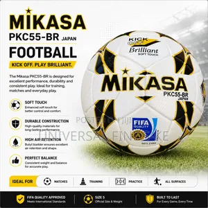 Mikasa Size 5 Soccer Ball – Professional Training Match Football