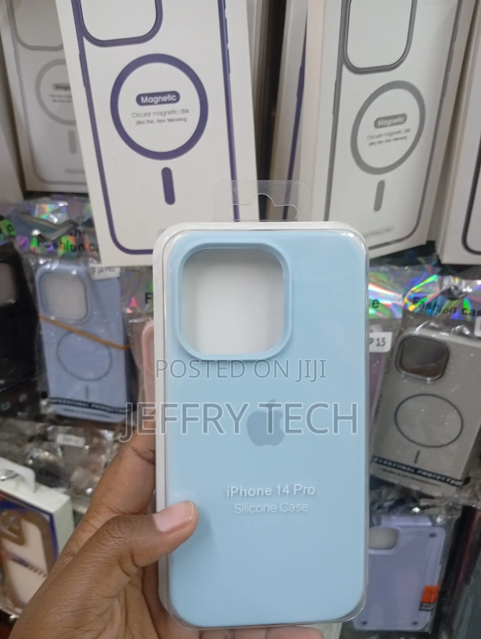 iPhone 14 Pro,Light Sky Blue Matte Exterior Case