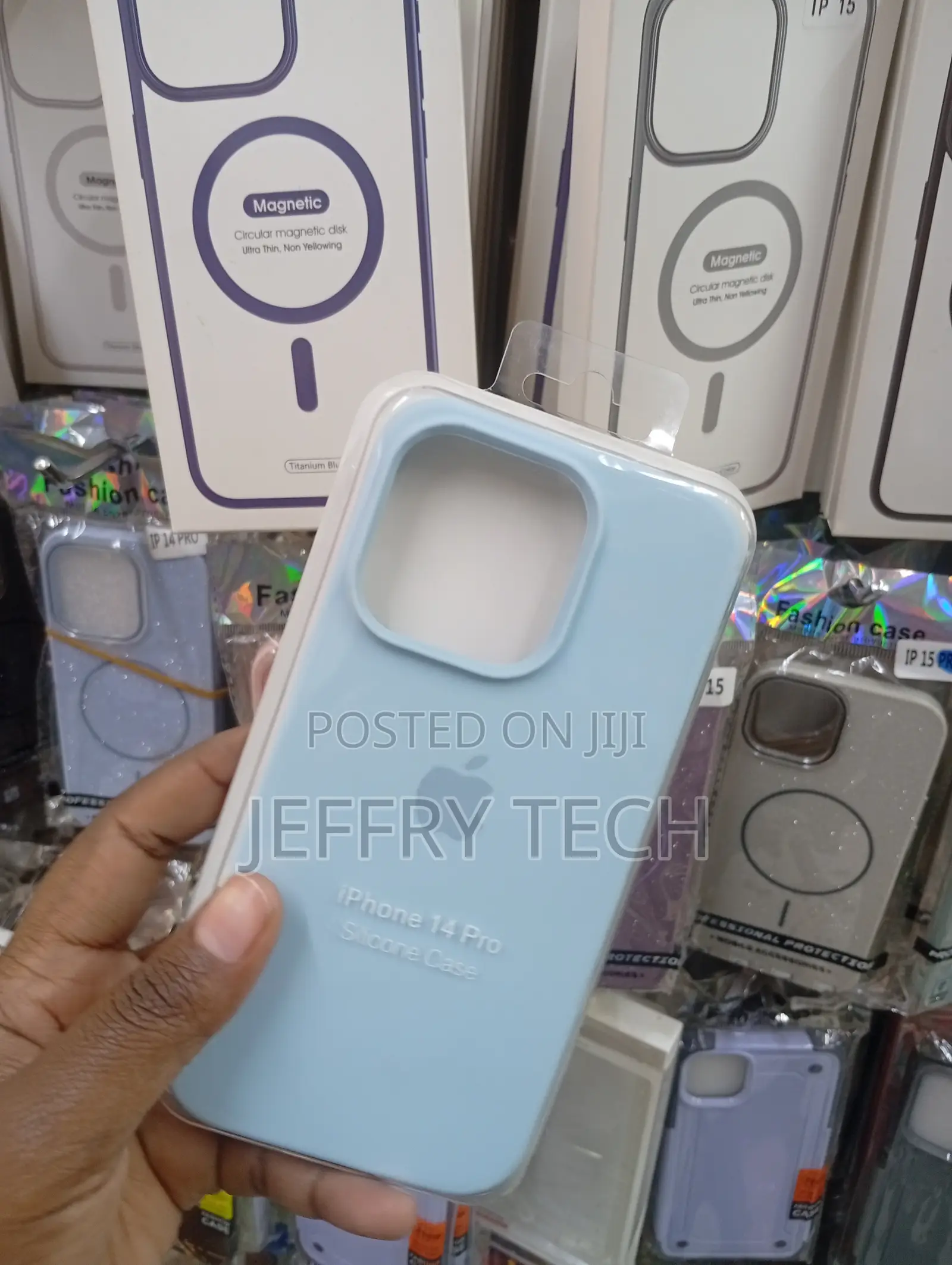 iPhone 14 Pro,Light Sky Blue Matte Exterior Case